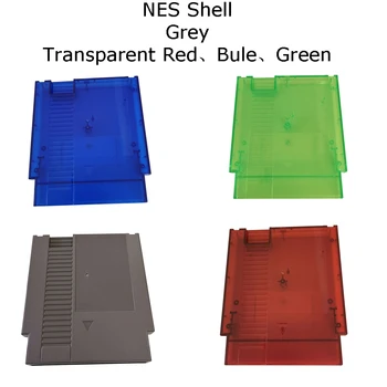 10 шт./компл., корпус NES, чехол для картриджа, крышка с винтами, серый/Прозрачный Зеленый, Буле, красный