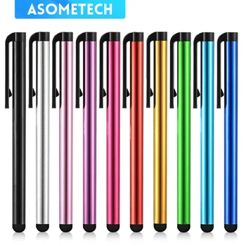 10 шт Универсальный Стилус Портативный Чувствительный Емкостный экран Сенсорная ручка Карандаш для рисования для iPhone Samsung Xiaomi Планшетный ПК