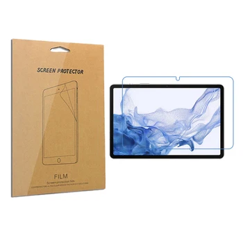 2 шт. Прозрачная защитная пленка для Samsung Galaxy Tab S8 Plus 12,4 дюймов, защитная пленка от царапин