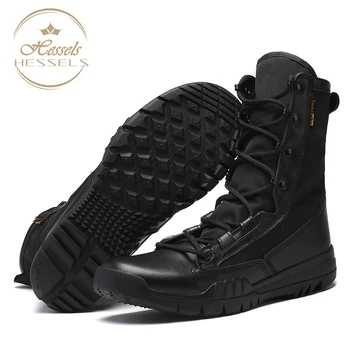 2022 Боевые ботинки для тренировок по скалолазанию, легкие водонепроницаемые тактические ботинки, Походная Дышащая армейская обувь Comfortab