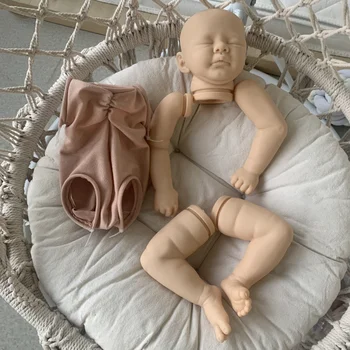 21-дюймовый Комплект куклы-Реборна Bebe Sleeping Dallas Unifished DIY Заготовки для кукол Неокрашенный Комплект для куклы-Реборна с названием тела из ткани на шее