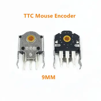 2шт Оригинальный TTC 9 мм кодировщик мыши желтый сердечник для игровой мыши RAW deathadder Logitech G403 G603 G703 Высокоточный длительный срок службы