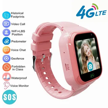 4G Смарт-часы Детские SOS GPS LBS WIFI Определение местоположения HD Камера SIM-карта Телефон для звонков Умные часы для детей IOS Android Продается