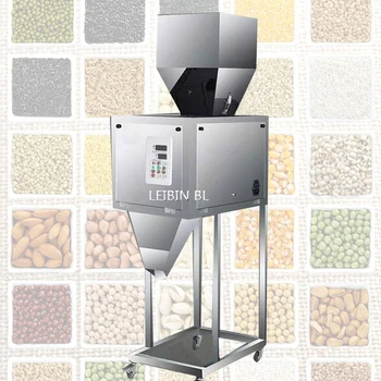 5-5000 г Чайных гранул, Соли, рисового сахара Автоматическая Машина для взвешивания и розлива Кофейных гранул для специй, Машина для упаковки орехов