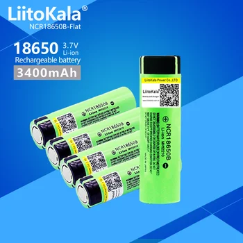 5 шт. LiitoKala 3,7 В 18650 3400 мАч Новый Оригинальный NCR18650B 3400 мАч литий-ионный аккумулятор для фонарика batery