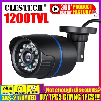 BIGSALE HD Real 1200TVL, Мини-камера видеонаблюдения cvbs, Наружная водонепроницаемая ip66, инфракрасная камера ночного видения, Цветной видикон