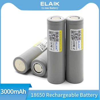 ELAIK 8ШТ 100% абсолютно новый оригинальный аккумулятор 3000 мАч 3,7 В разряда 20А аккумуляторная батарея