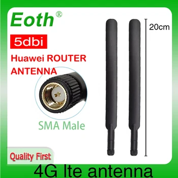 Eoth 1 2 5pcs 4G lte антенна 5dbi SMA Штекерный разъем antenne для маршрутизатора huawei внешний ретранслятор беспроводной модем antene