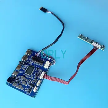 Fit BT140GW01 Монитор для ноутбука 40-Контактный LVDS Mini HDMI-Совместимый комплект DIY TYPE-C 2-USB 1366 *768 14 