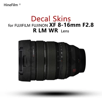 Fuji XF8-16F2.8 / 8-16/2.8 Наклейка для объектива, наклейка для объектива Fujifilm Fujinion XF8-16mm F2.8 R LM WR, защитное покрытие для объектива, оберточная бумага