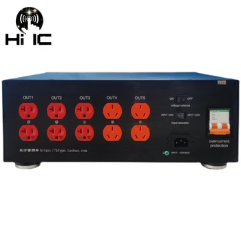 HiFi Аудио очиститель питания Сбалансированный изолирующий трансформатор 3000 Вт Изолирующий источник питания Настраиваемое напряжение и вилка США, Великобритания, ЕС