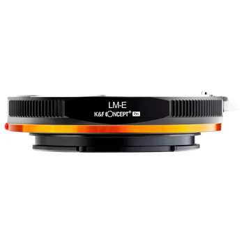K & F Концептуальный адаптер для объектива LM-E PRO для крепления Leica M LM VM ZM к Sony E Mount NEX a1 ZV-E10 FX30 A7R2 A7S3 A7M4 A92 a5000