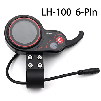 LH100 60V 6-контактный дисплей с USB-портом для электрического скутера, велосипеда, запчасти для пульта управления спидометром LH-100 LCD