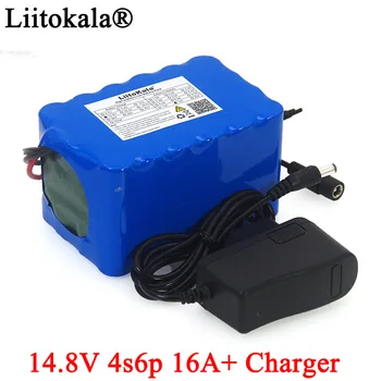 Liitokala 14,8 V 12Ah 18650 li-iom аккумуляторная батарея лампа для ночной рыбалки нагреватель шахтерская лампа усилитель батарея с BMS + зарядное устройство 16,8 V