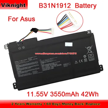 OEM B31N1912 Аккумулятор Для Asus VivoBook 14 Серии E410MA 11,55 v 42Wh Литий-Полимерные Аккумуляторные батареи