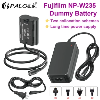 PALO NP W235 Фиктивный аккумулятор NP-W235 CP-W235 Разъем питания для камеры Fujifilm Fuji X-T4 GFX 100S X-T5 X-H2 XT4 XT5 X-H2S XH2S