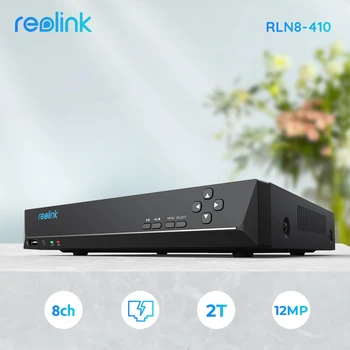 Reolink 8-Канальная Система видеонаблюдения 4K, Комплект 36-канальных 8-мегапиксельных PoE IP-камер с 16-канальным Зумом, Надежная Видеозапись PoE NVR 24/7