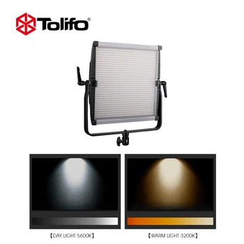 Tolifo GK1024B 3200-5600K Двухцветный светодиодный Студийный Светильник с Управлением температурой через приложение для Фотосъемки на открытом воздухе и Новостного Интервью