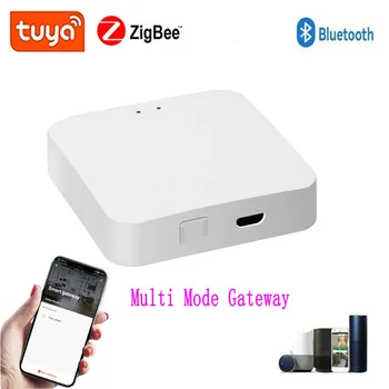 Tuya Smart Многорежимный Беспроводной шлюз Bluetooth ZigBee 3.0 Smart Gateway Приложение Smart Life Дистанционное Управление с Alexa Google Home