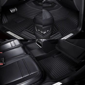 Автомобильные коврики из искусственной кожи на заказ для Hyundai Genesis Coupe 2009-2016 года выпуска, Детали интерьера, Автомобильные Аксессуары, Ковер