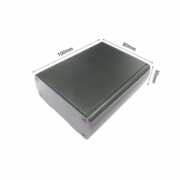 Алюминиевый корпус проектной коробки электрическая печатная плата 80 (3,15 