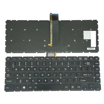 Американская клавиатура для Toshiba Satellite E40-B E40D-T E40t-B E45-B E45D-T E45t-B S40-B S45-B S45T-B MP-13R53USJ930 6037B0096202 с подсветкой