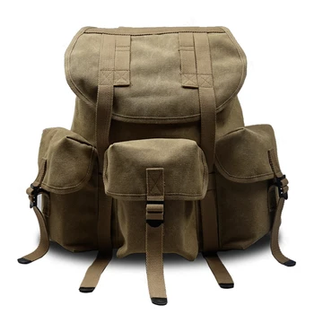 Американский Рюкзак из постиранного холста M14, ретро рюкзак на плечо, рюкзак большой емкости