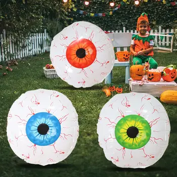 Воздушный шар для глазного Яблока 3шт, увеличивающий атмосферу, Реалистичный страшный Водонепроницаемый надувной шар на Хэллоуин Для бара