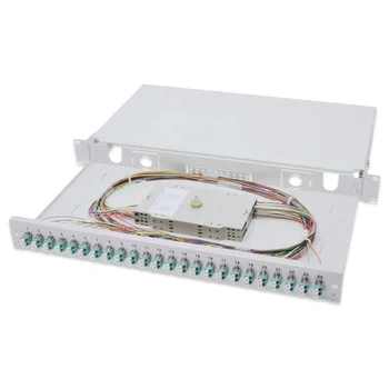 Волоконно-оптическая коробка для нарезки FTTH 24-48 Ядер SC/FC/ST/LC ODF, Коробка для сращивания в стойку, Волоконно-оптическая коммутационная панель