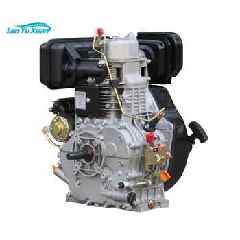 Двигатель HR192FB мощностью 13 л.с. 14 л.с. с воздушным охлаждением используется для получения энергии от конического вала генератора
