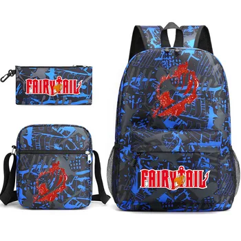 Детский рюкзак Fairy Tail, школьная сумка с мультяшным принтом, дорожная сумка, сумки для мальчиков и девочек, сумка для отдыха, школьная сумка для молодежи, школьная сумка для студентов