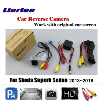 Для Skoda Superb Седан 2013 ~ 2016 Дисплей камеры парковки заднего вида Автомобиля/Резервная копия заднего вида HD CCD OEM CAM