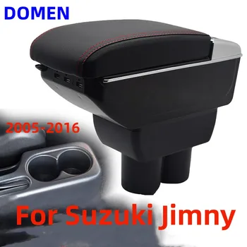 Для Suzuki Jimny подлокотник коробка Оригинальный специальный центральный подлокотник коробка модификация аксессуары Двухслойная USB зарядка2005-2016