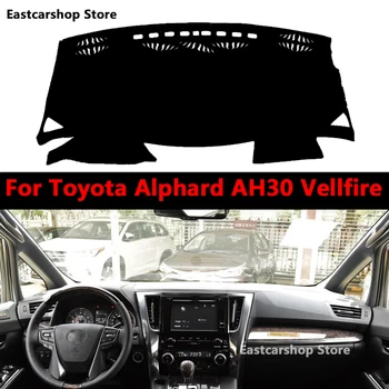Для Toyota Alphard Vellfire AH30 AH20 AH10 Автомобильный Кожаный Коврик для приборной панели, Анти-УФ Солнцезащитный Козырек, Ковер для Приборной панели 2002-2021