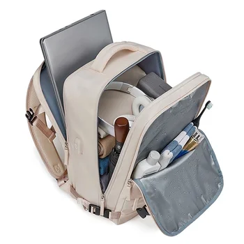 Женский рюкзак для путешествий, легкий Водонепроницаемый Рюкзак для ноутбука с диагональю 15,6 дюймов, Многофункциональный Уличный Чемодан, рюкзак с независимой сумкой для обуви
