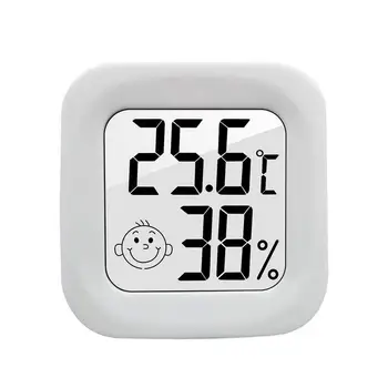 ЖК-цифровой термометр-гигрометр, мини-электронные мониторы температуры и влажности для дома, детской комнаты и теплицы
