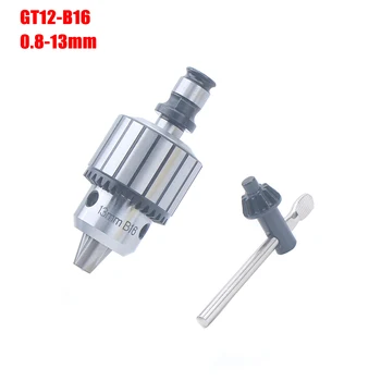 Качественный Адаптер для сверлильного патрона Ключевого типа GT12-B16 от 0,8 мм до 13 мм Специально для Пневматического Резьбонарезного станка
