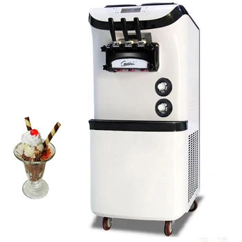 Коммерческая Машина Для Производства Мягкого Мороженого Из Нержавеющей Стали С Системой Предварительного Охлаждения Производители Мороженого