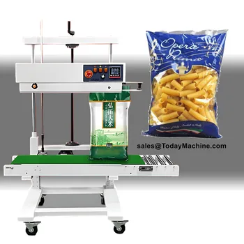 Ленточная машина для Герметизации пластиковых пакетов для картофельных чипсов, Машина для непрерывной Ленточной герметизации