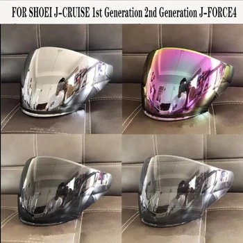 Линза для шлема Мотоциклетная 3/4 Половина линзы для шлема SHOEI J-CRUISE 1-го поколения 2-го поколения J-FORCE4 с защитой от царапин