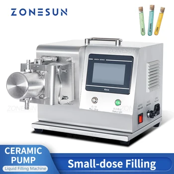 Машина для розлива жидкости ZONESUN ZS-CPYT1 Керамический насос Высокоточная линия по производству флаконов с реагентами для малых доз