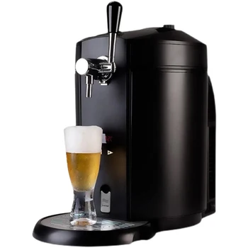 Мини-машина для разливного пива с воздушным охлаждением объемом 5 л, Автоматическое оборудование для самостоятельного приготовления пива, пивная машина, маленькое разливное пиво для барбекю