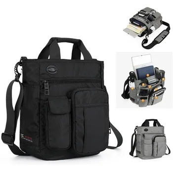 Мужская сумка-мессенджер с USB-зарядкой, водонепроницаемая сумка на молнии для мужчин, многофункциональная повседневная сумка через плечо