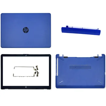 Новая Задняя крышка ЖК-дисплея для ноутбука/Передняя панель/Нижний корпус/Петли Для HP 250 G6 255 G6 15-BS 15T-BS 15-BW 15Z-BW серии 924895-001 Синий