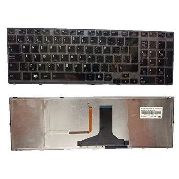 Новинка для Toshiba Satellite P750 P750D P755 P755D P770 P775 P770D P775D CF клавиатура с подсветкой серая рамка