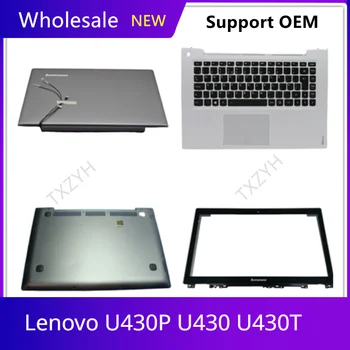 Новый Оригинальный Для ноутбука Lenovo U430P ЖК-дисплей задняя крышка Передняя панель Петли Подставка для рук Нижний корпус A B C D Shell