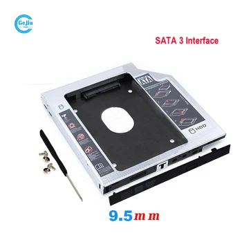 Ноутбук Sata 3 SSD HHD Жесткий диск Caddy Лоток Кронштейн 9,5 мм для ASUS E46 N550 N551 X450 X550 s550 X450L