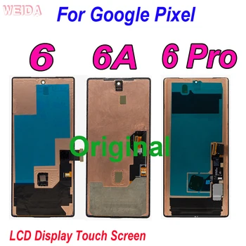 Оригинальный ЖК-дисплей Для Google Pixel 6 GB7N6 ЖК-дисплей с сенсорным экраном В Сборе С Рамкой Для Google Pixel 6A Pixel 6 Pro 6Pro GLUOG LCD