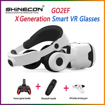 Очки виртуальной реальности Shinecon GO2EF Xth Generation VR На колесах, 3D-игры, все-в-одном, артефакт для фильма, Головной убор, Очки AR