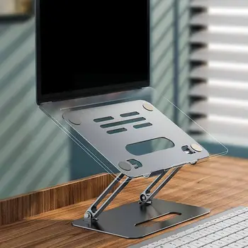 Подставка для ноутбука с регулируемой высотой, Эргономичный Складной Настольный держатель из алюминиевого сплава с возможностью подъема для ноутбука MacBook Dell HP iPad O3I8